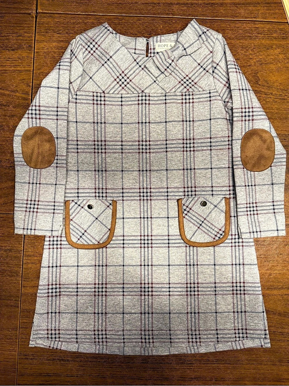 Hope & Henry Quilted Ponte Riding Dress Girls' Size 4